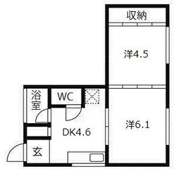 エルパラッツォ篠原の物件間取画像